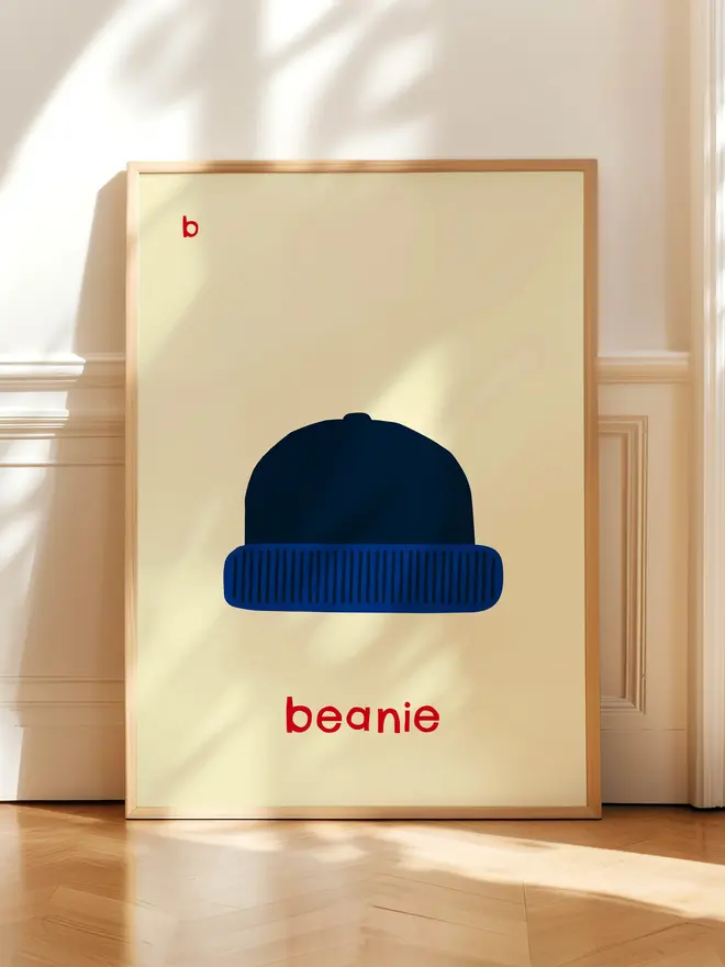 'Beanie' Print