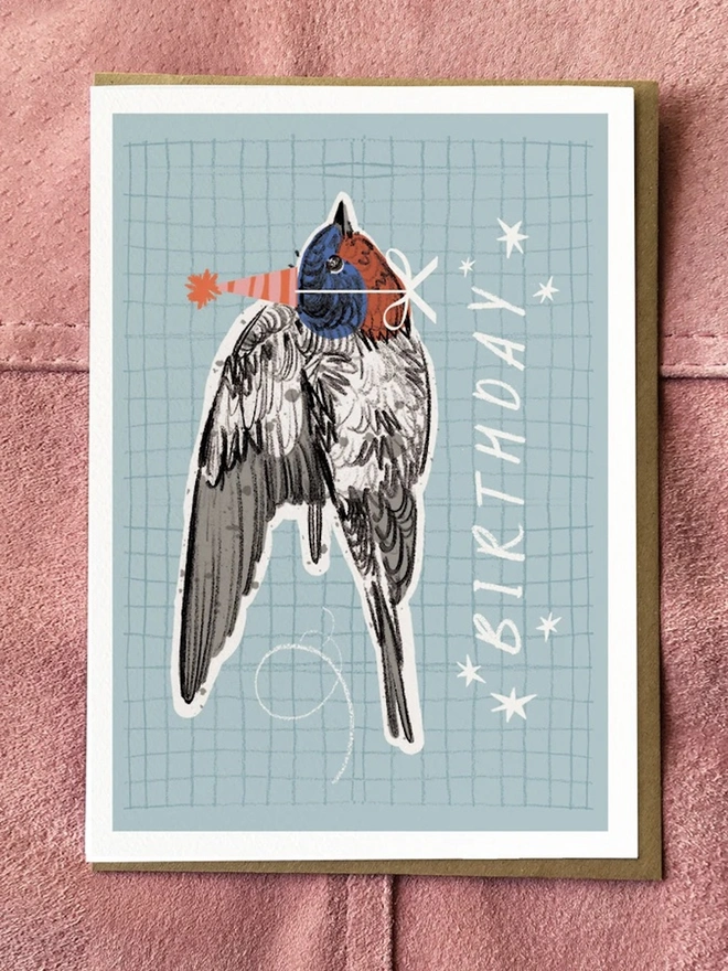 'Birthday' Bird Card