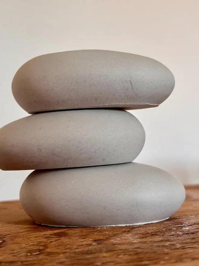 Pebble Concrete Tea Light Holders