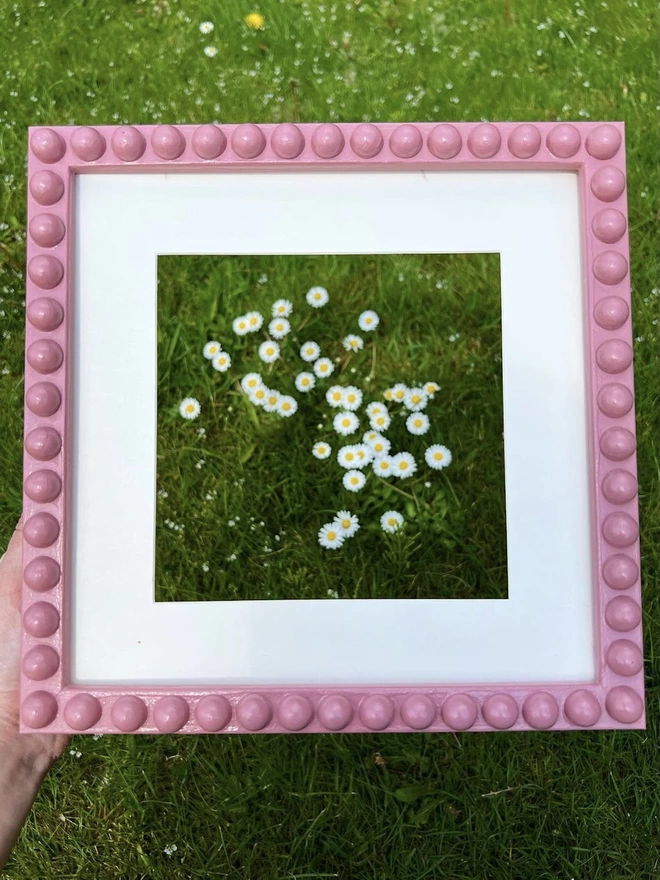 Pink 'Erin' Bobbin Photo Frame