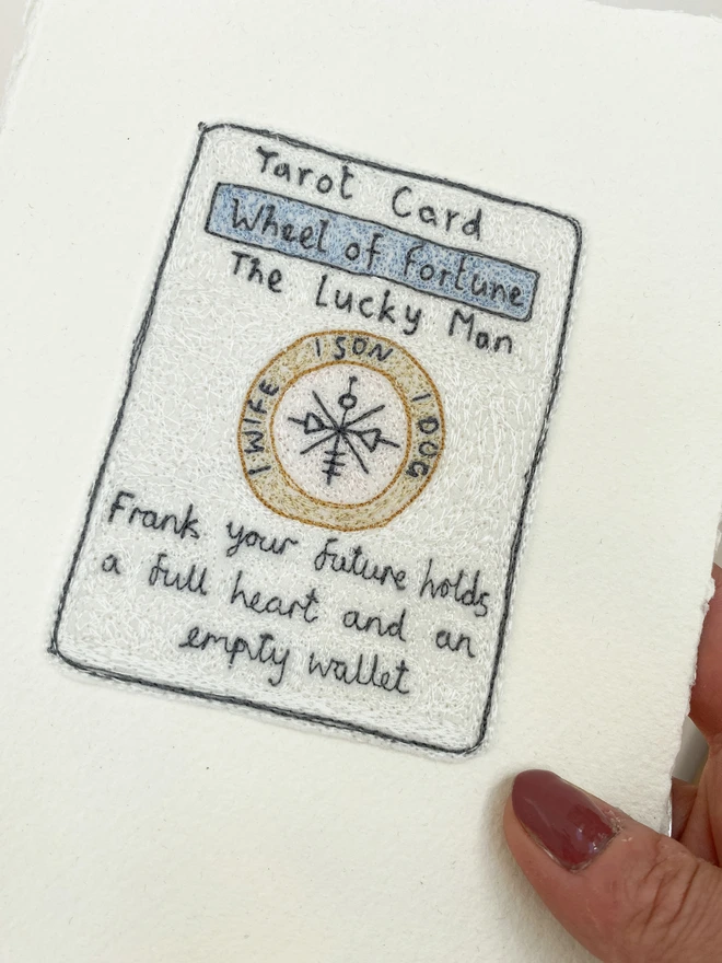 The Lucky Man Embroidered Tarot