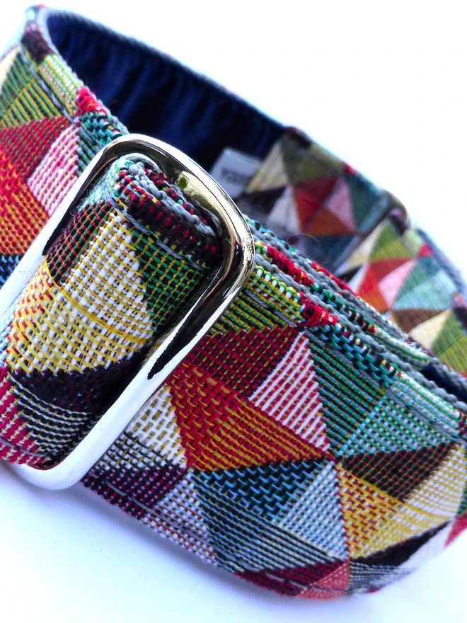 Harlequin Martingale Dog Collar