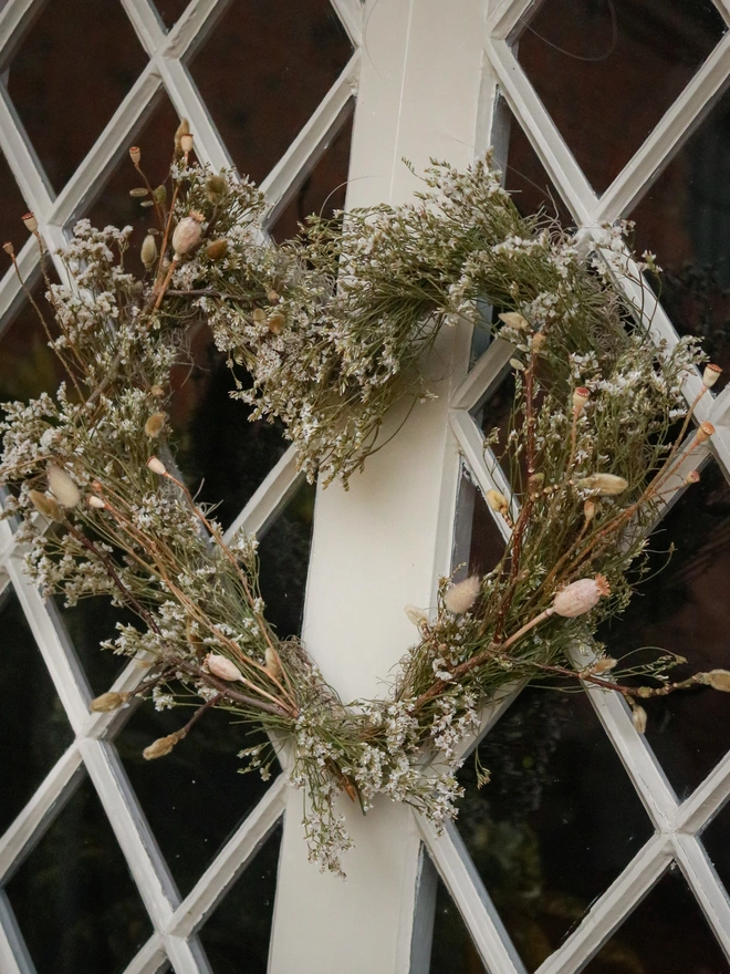 Everlasting Heart Floral Wreath