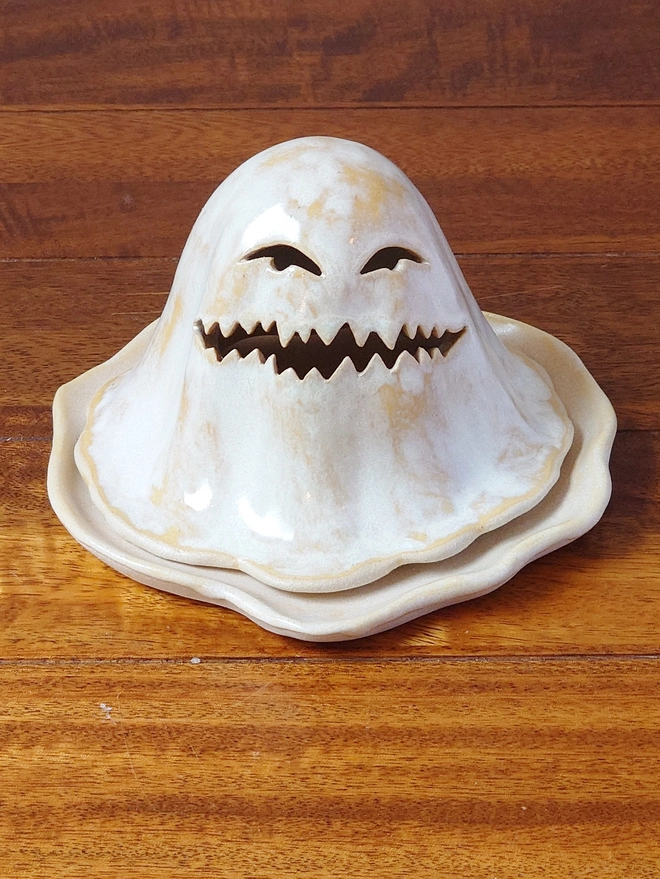 Halloween Ghost Tea Light Candle Lantern