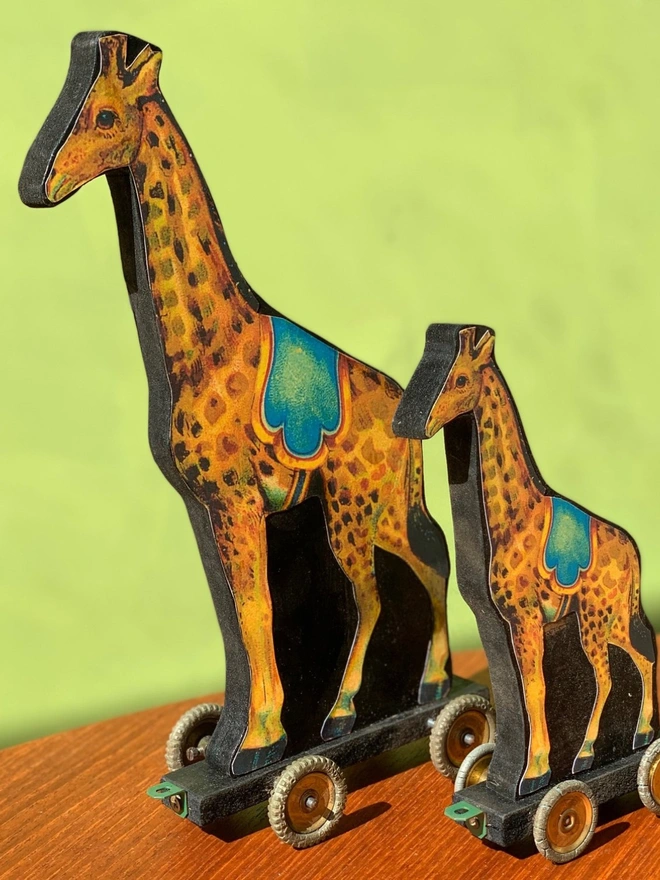 Circus Giraffe On Wheels