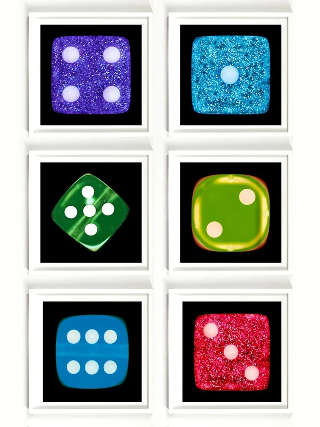 Dice Series Set of Six, Artwork