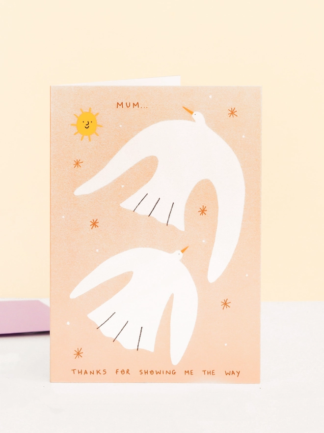 'Mum, Thanks For Showing Me The Way' Mother's Day Card