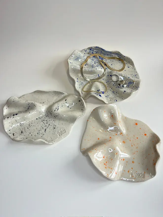 Jewellery Platter, in a trio. 