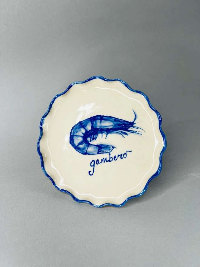 Handpainted 'Spuntino' Snack Dish