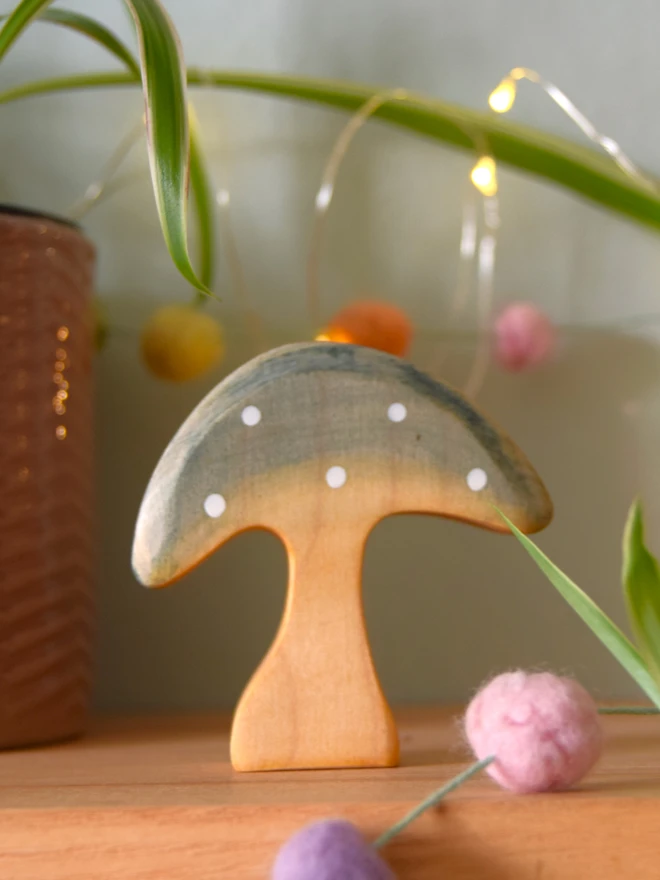  Wooden Toadstool Toy 