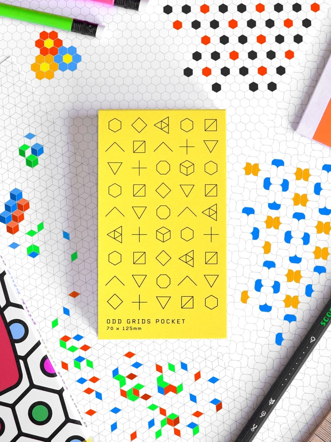 Odd Goose Odd Grids Funky Grid Notebook Top Down
