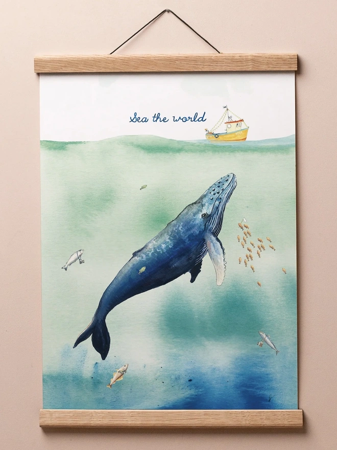 'Sea The World' Print 