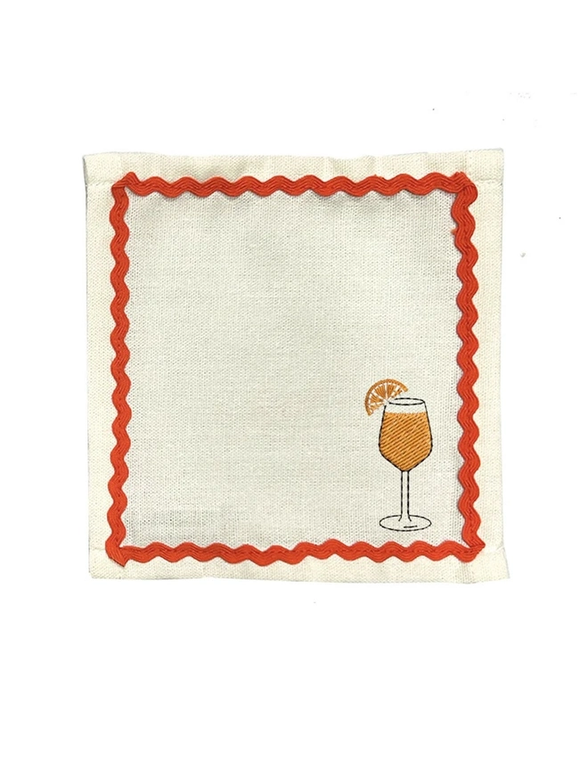 Personalised Aperol Cocktail Napkins (Set Of 2)