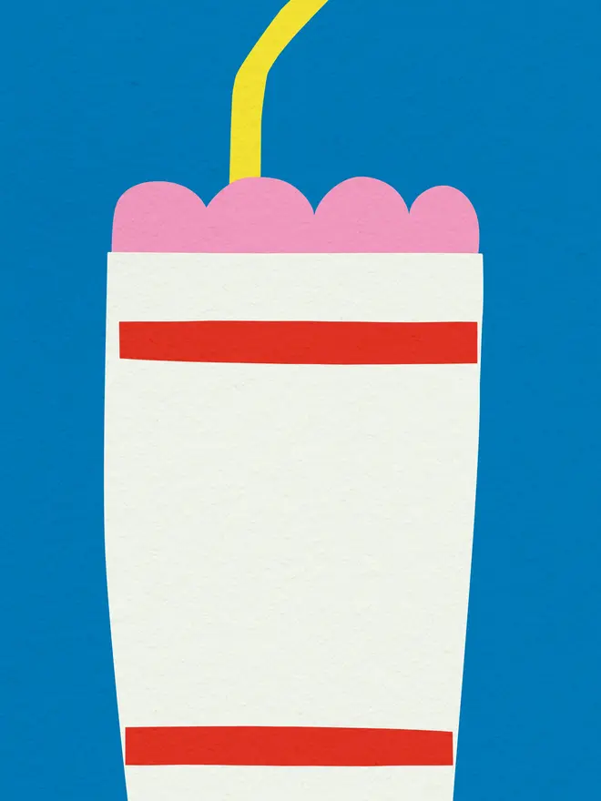 'Milkshake' Print