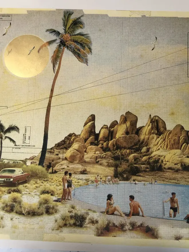 The Blue Lagoon Screenprint