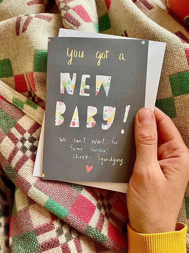 You got a new baby! Hand me the cheeks!!!
