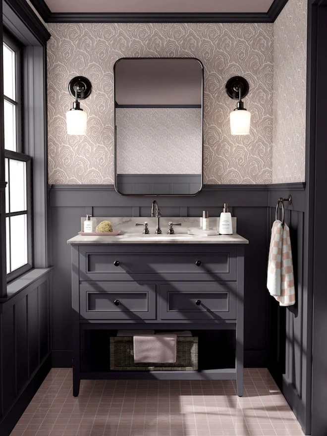 Oysters In Venus Pink Wallpaper