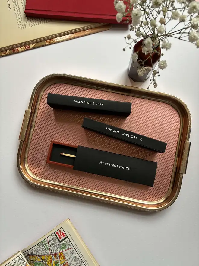 Personalised Handmade Perfect Match Valentine's Love Token Gift