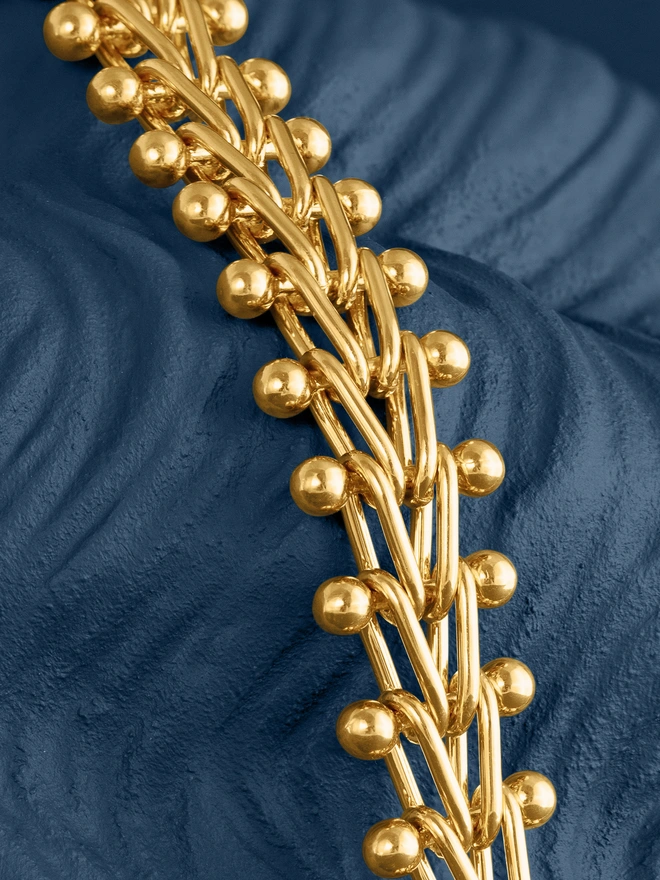 Loel Gold Deco Chain Necklace