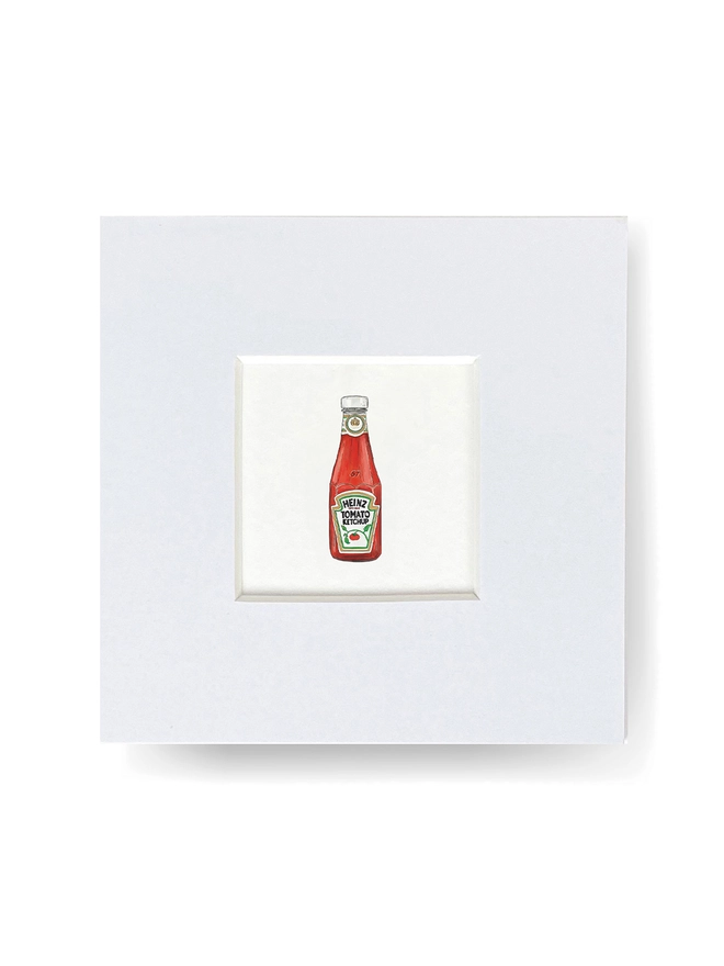 heinz ketchup bottle mini print