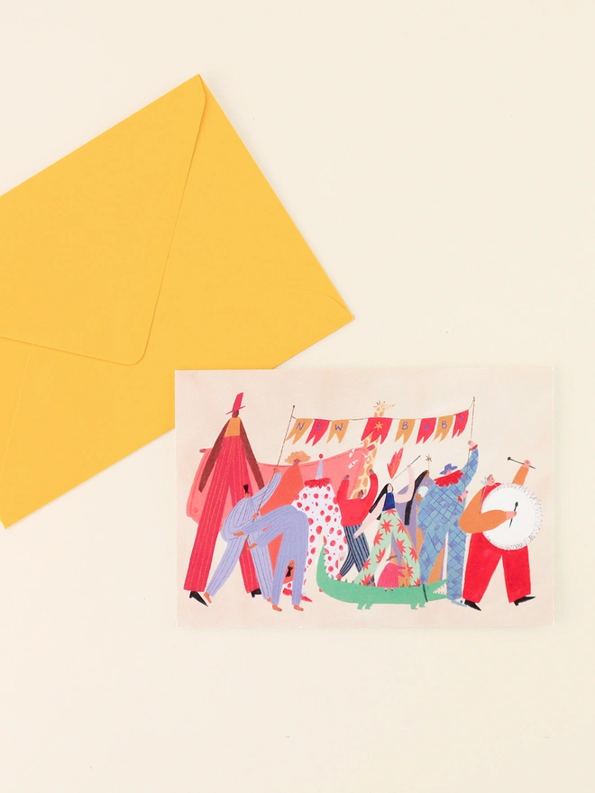 'New Baby' Circus Parade New Baby Card