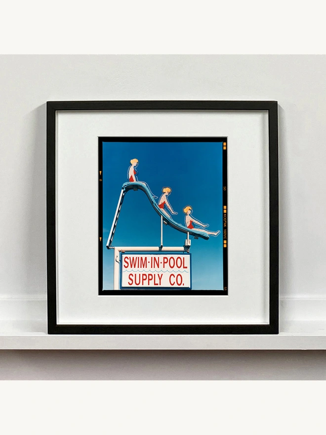 Swim-in-Pool Supply Co. Mounted Square Framed in Black