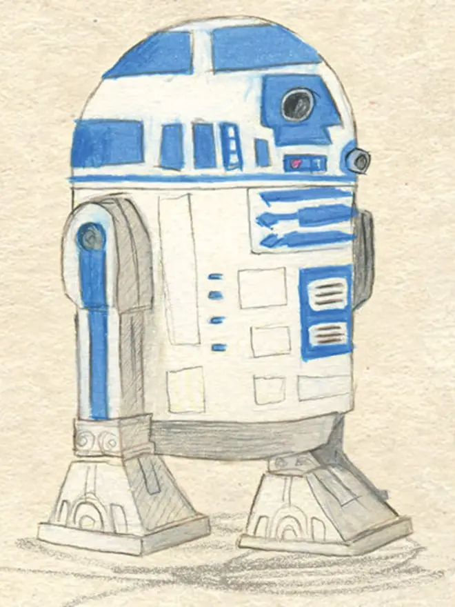 r2d2 illustration