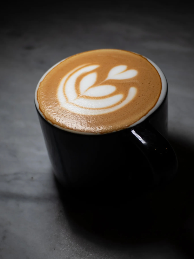 Sipro. A cup of coffee.