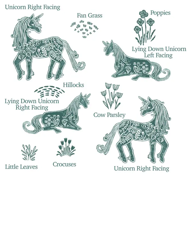 Unicorn Rubber Stamps