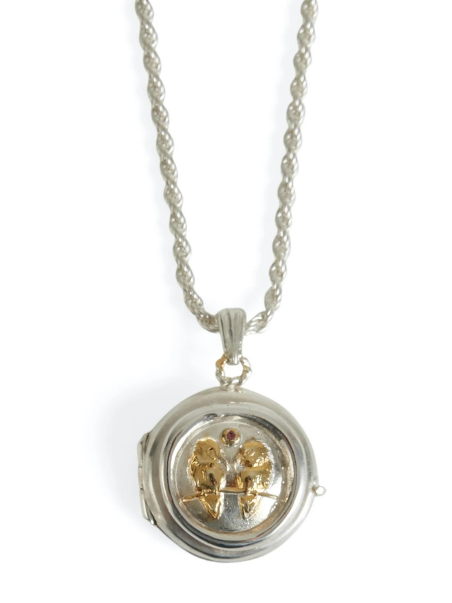 Zodiac Love Locket Necklace