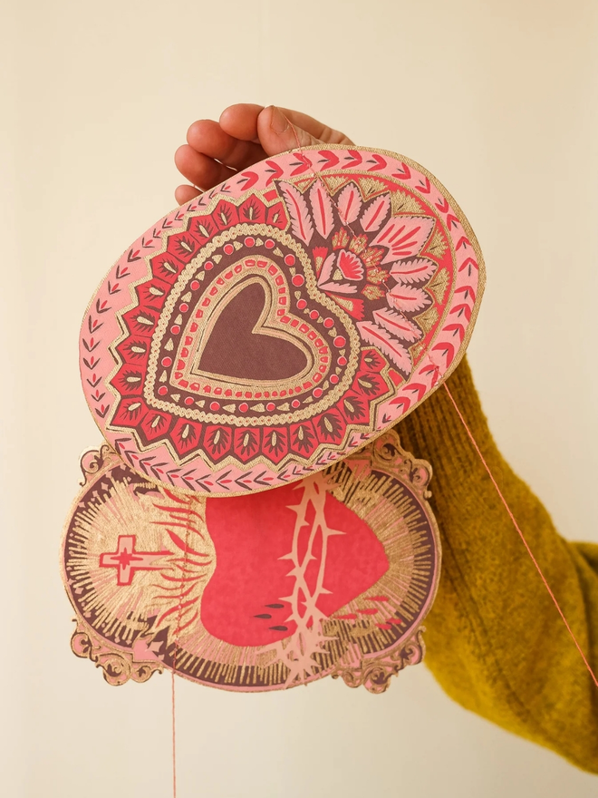 Saint Valentine Heart Garland