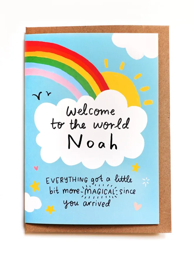 Personalised New Baby Card