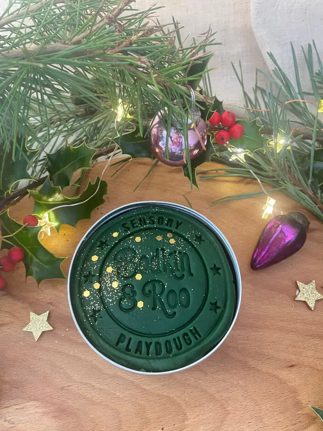 Christmas Play Dough Singles Green