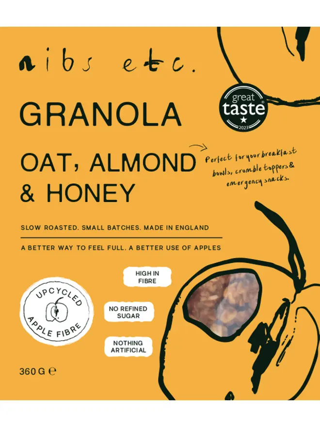 nibs etc. Oat Almond Honey Granola New Window