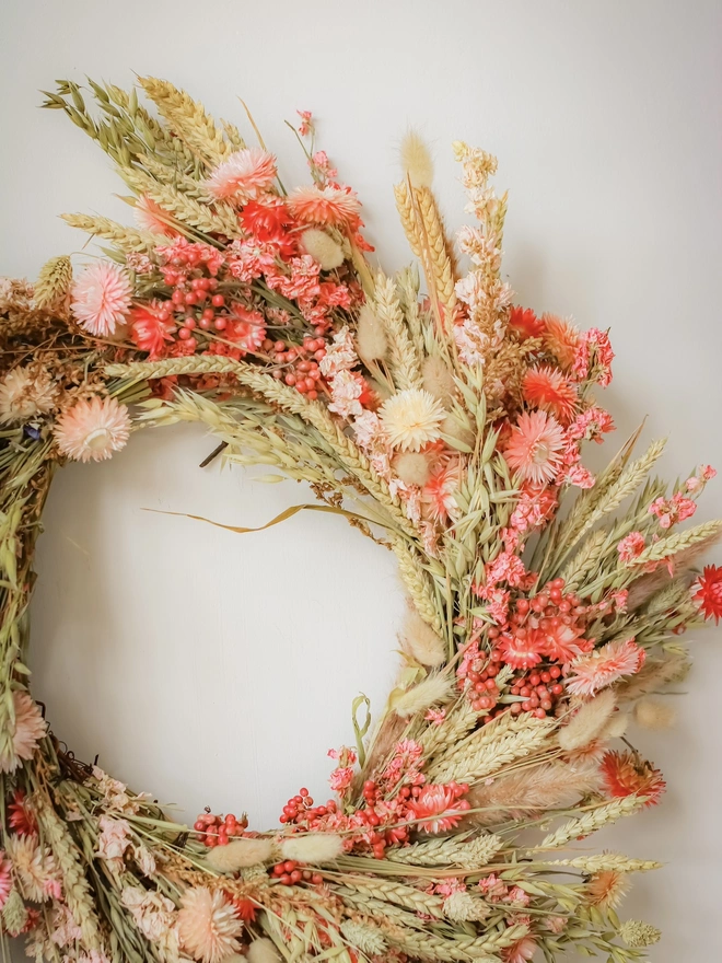 'Dorper' Everlasting Dried Wreath