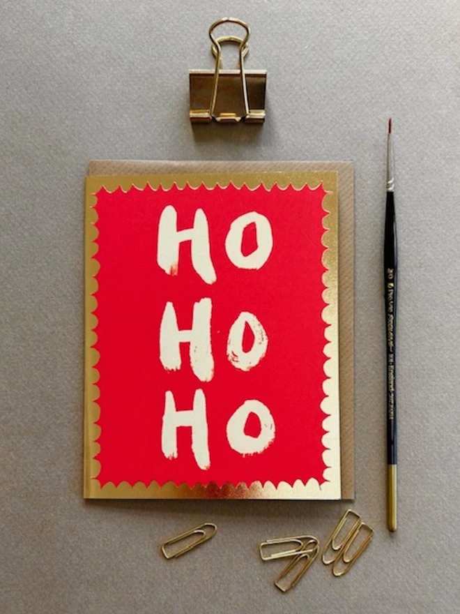 'Ho ho ho' Greetings Card