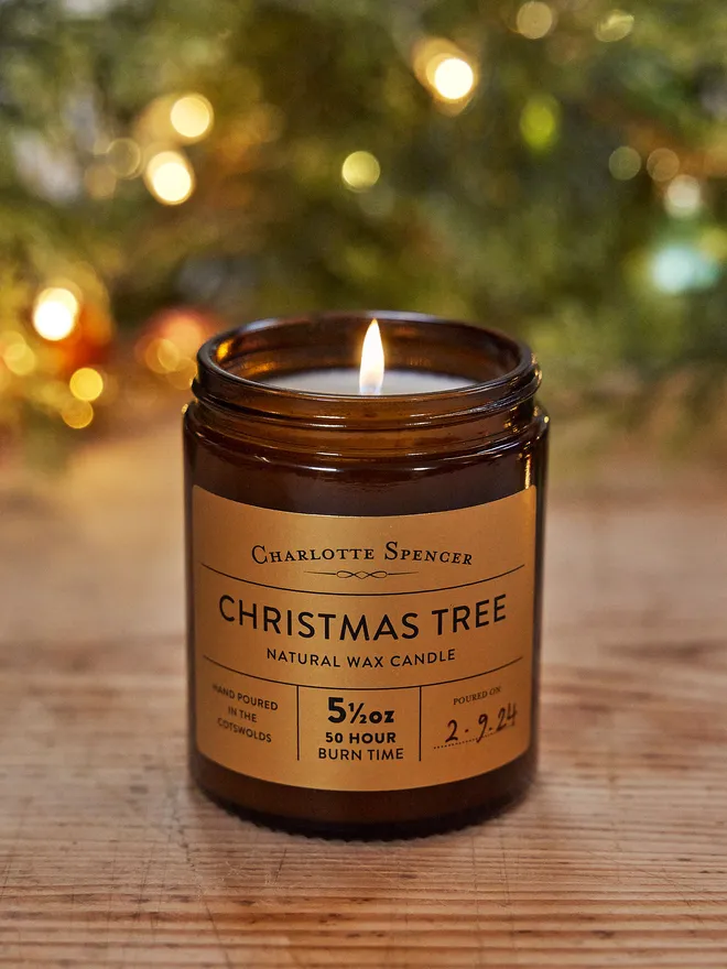 Christmas Tree Candle