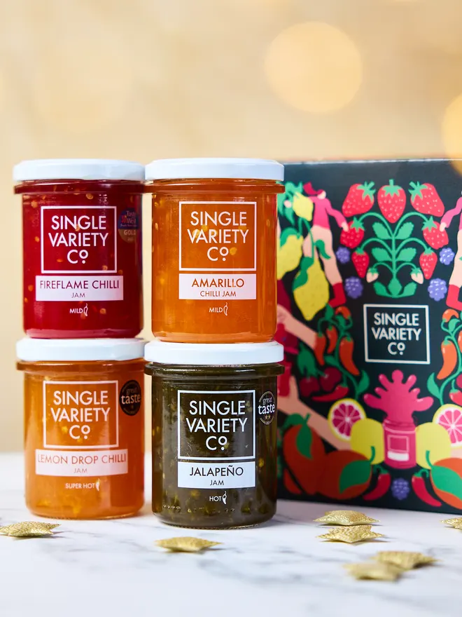 CHILLI JAM GIFT BOX BY SINGLE VARIETY CO