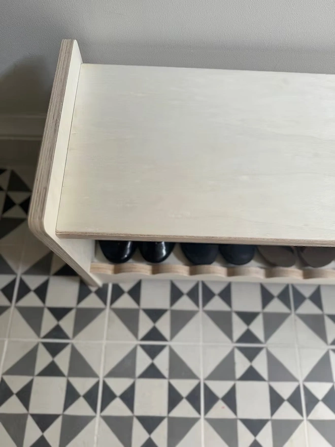 Montessori Children's Toy or Shoe Bench