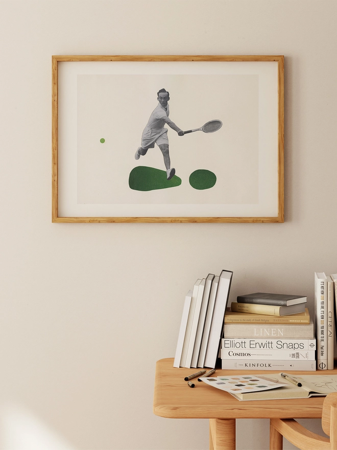 Summer Match. A male tennis portrait.
