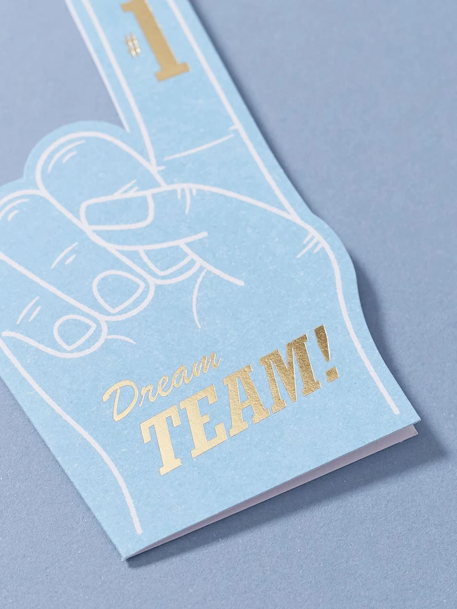 blue-foam-finger-greeting-card-with-hot-foil-dream-team-close-up-1