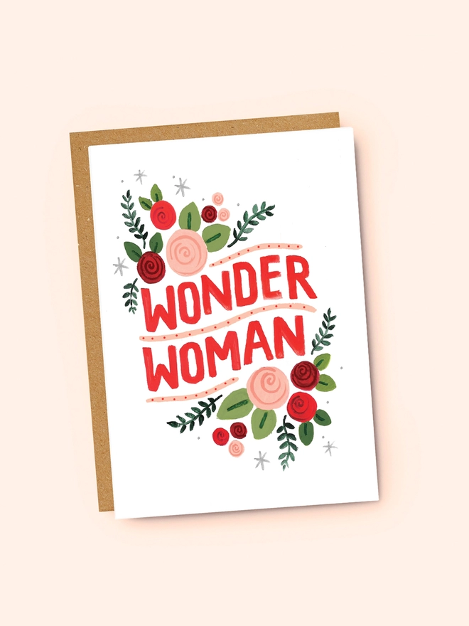 wonder woman card