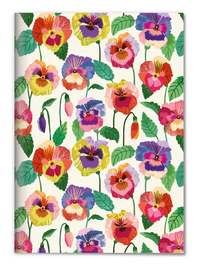 brie harrison pansies notebook