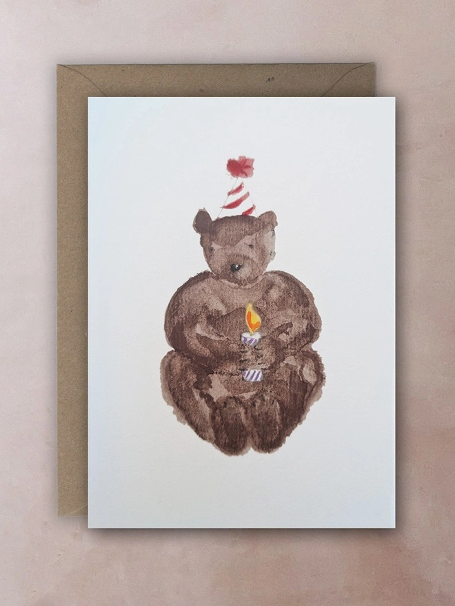 Happy Birthday Bear Card