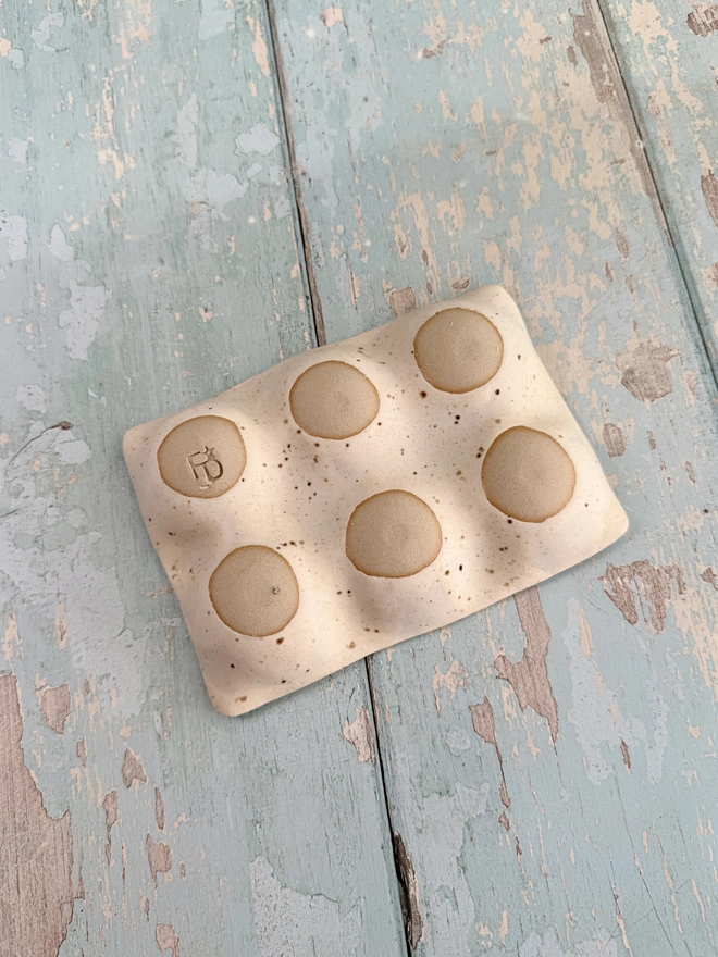 White Ceramic Egg Tray kitchen storage 