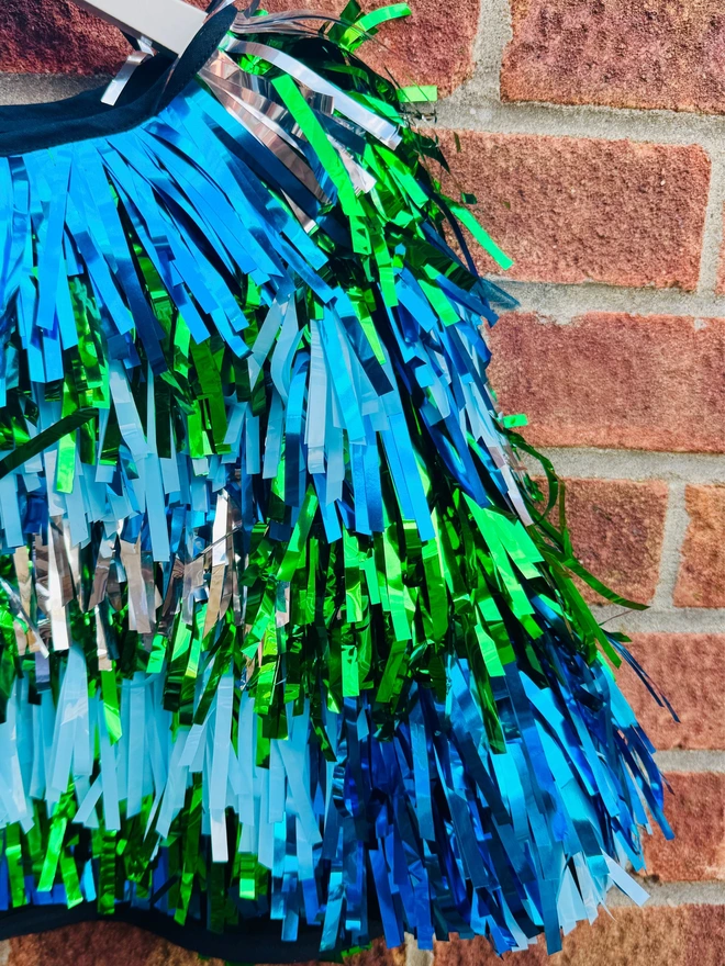 Tinsel cape festival cape festival jacket festival fashion bestival Glastonbury cape tinsel cape glitter cape