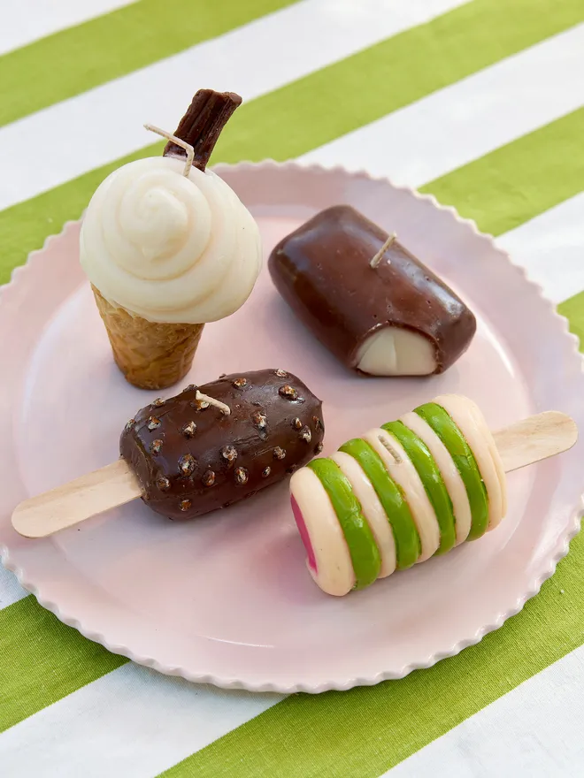 Ice cream candles