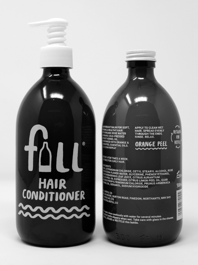 Hair Conditioner. A bottle of conditioner.