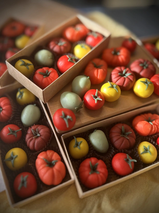marzipan tomatoes