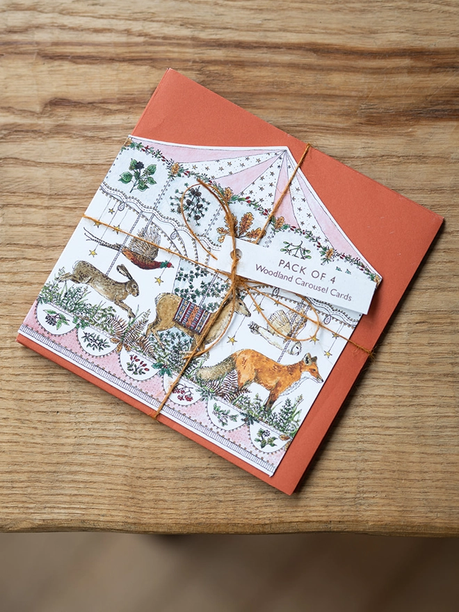 woodland carousel card